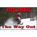 polaris banner teken vlag sneeuwscooter garage trailer hoge kwaliteit