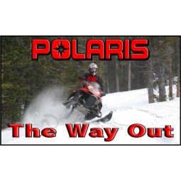 Polaris Banner Sign Flag Snowmobile Garage Trailer High Quality