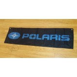 Polaris Flag Garage Man Cave ATV Indoor Outdoor Wall Banner 58X17 In