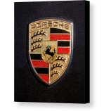 Porsche Emblem -211c Canvas Print / Canvas Art by Jill Reger