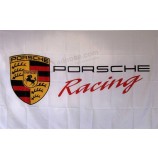 PORSCHE RACING FLAG LARGE 3FT X 5FT WITH HIGH QUALITY