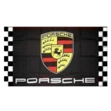Porsche Checkered Polyester 3 x 5 ft. Flag