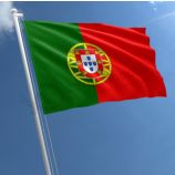 banderas nacionales de poliéster de alta calidad de portugal