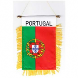 carro nacional de poliéster pendurado portugal espelho bandeira