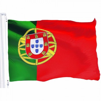 批发葡萄牙国家国旗横幅葡萄牙国旗聚酯