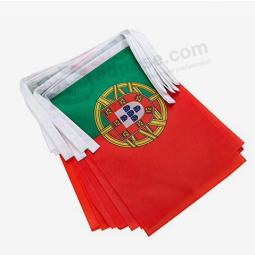Football Sports Promotion Polyester Mini Portugal Flag Bunting