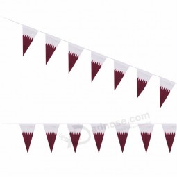 Sports Events Qatar Polyester Country String Flag