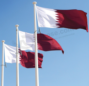 Fabricante promocional de bandeiras nacionais do qatar de 3x5 pés