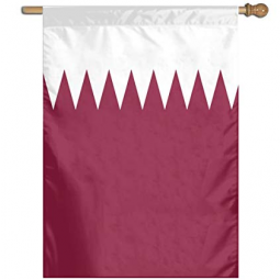 Wall hanging polyester Qatar pennant flag mini qatar flag