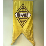 fertigen Sie Werbungslogo-Fahnenflagge des Polyesters Renault kundenspezifisch an