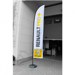 promotional custom printed Renault swooper advertising flags