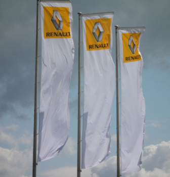 bandera de exposición de renault bandera de publicidad de renault bandera de poste