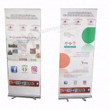 banner de rollup de promoção ao ar livre personalizado / roll up display para publicidade de eventos