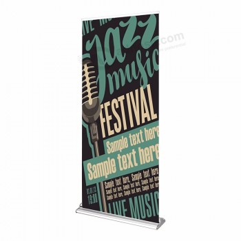 grossista barato banners retráteis stand standees hardware roll up display