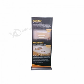 outdoor/ indoor aluminum pull up banner roll up banner for display