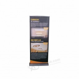 Al aire libre / interior de aluminio pull up banner roll up banner para mostrar