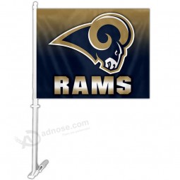 Fremont Die NFL Los Angeles Rams Ombre Car Flag, 11