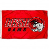 Флаги и баннеры колледжа Ко Уинстон Салем Штат Рамс флаг Wordmark