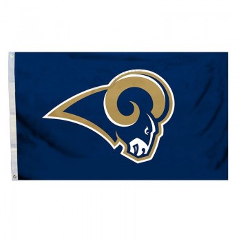 Bandiera NFL Los Angeles Ram con occhielli, 3 x 5 piedi