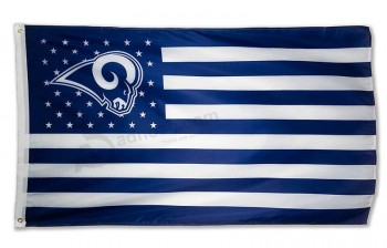 whgj Los angeles carneros NFL bandera 3x5 FT bandera del Super Bowl estrellas y rayas banner de deportes de interior / exterior