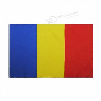 Outdoor flying Blue Yellow Red Nation Romania Country Flag