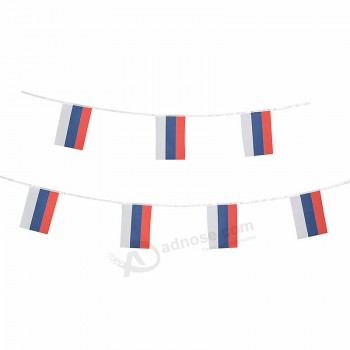 Russia Hanging Flag Advertising  Meeting Decoration Pennant Flag
