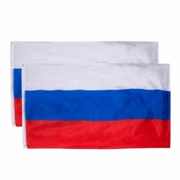 Russian FESTIVAL  flag polyester fabric Russia country flag