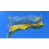 China supplier custom high-end Flag of Rwanda
