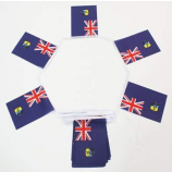 dekorative mini polyester heilige helena bunting banner flagge