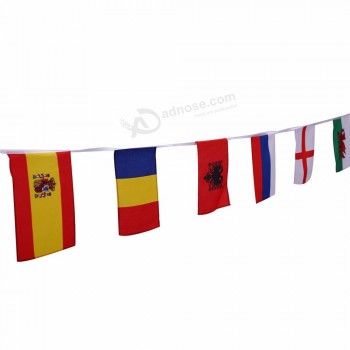 Maravillosa calidad Todos los países decoración banderas de cuerda