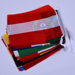 Promotional String Rope Flag Small Bunting Flags