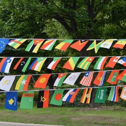 Bandera de cuerda de todos los países Para deportes, el club decora la bandera del empavesado