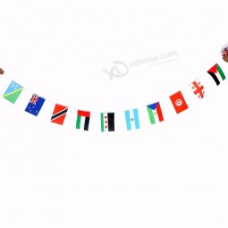 Durable Polyester Sublimation Print Pennant Flag Strings