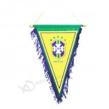 Customized fans gifts football club hang pennant flag