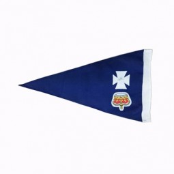 bordado que pendura a bandeira da flâmula do triângulo de nylon para esportes