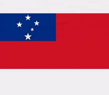 Heiße Verkaufsgewohnheits-Polyester-Staatsflagge für Samoa