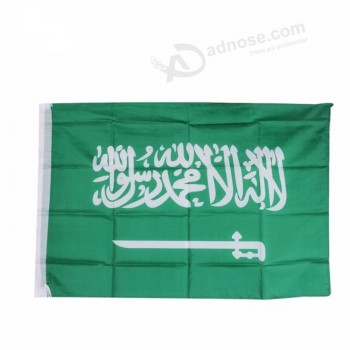 NX compras en línea china exportación festival barato decorar 3 * 5 bandera gigante de arabia saudita