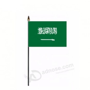 KSA bandera de la mano de arabia saudita con alta calidad