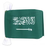 装飾ポリエステルサウジアラビア国旗布旗