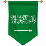Home decotive polyester Saudi Arabia Pennant banner