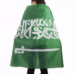 High quality polyester Saudi Aradia country body cape flag
