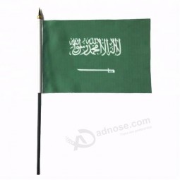 bandiera dei fan stampa promozione tenuta in mano bandiera arabia saudita