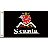 Custom flag Car flag Scania banner 3x5ft 100D poliester