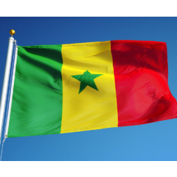 Wholesale Senegalese National Flag 3*5FT Senegal Polyester Banner