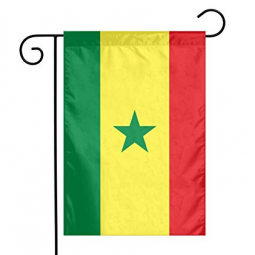 Decorative Senegal Garden Flag Polyester Senegal Yard Flags