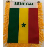 Bandiera di nappa d'attaccatura dell'automobile nazionale del Senegal di vendita calda