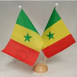Promotional National Desk Flags Senegal Table Flags
