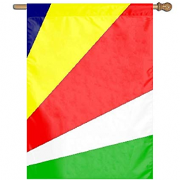 Hanging Polyester Seychelles Pennant Banner Flag