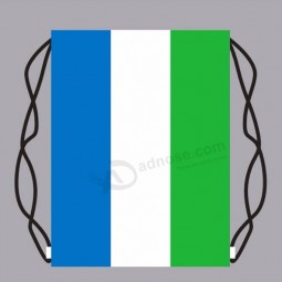 Promotion 45x50cm Drawstring Tote Sierra Leone Bag
