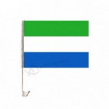 Great Quality Digital printing Sierra Leone Car windows Hooder flag